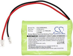 Батерия за телефон 3* AAA 3.6V NiMH 700mAh GPT207 универсален конектор Panasonic KX-TC1210 Cameron Sino Батерия за телефон 3* AAA 3.6V NiMH 700mAh GPT207 универсален конектор Panasonic KX-TC1210 Cameron Sino