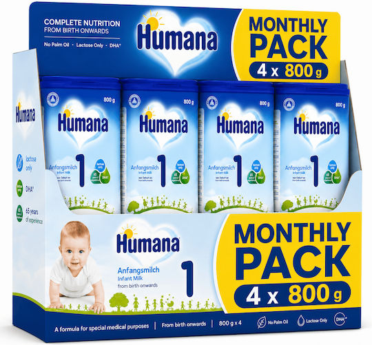 Humana Pulvermilch für 0m++ Monate 800gr