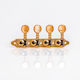 Grover Grover MA-200 Gold Mandolin Bouzouki Tuning Pegs Hole Edge