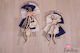 Loukia Candle Decoration Baptism Bottles 2 Pieces