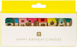 Κεράκια Γενεθλίων Rainbow Happy Birthday