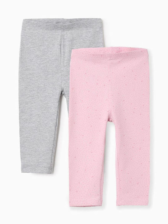 Kids Legging Long Pink, Gray