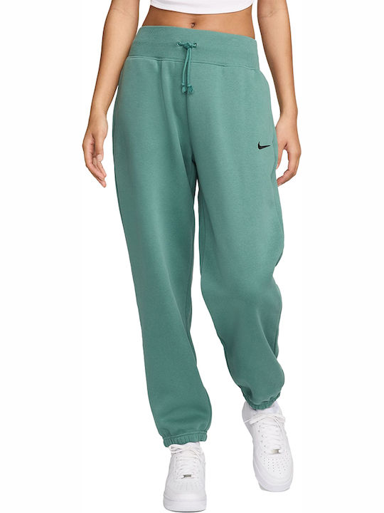 Nike Phoenix Παντελόνι Φόρμας Fleece Πράσινο