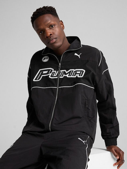 PUMA Αθλητικό Μπουφάν Μαύρο