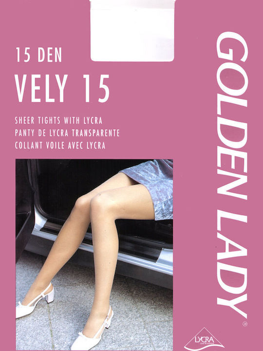 Golden Lady Vely 15 Διάφανο Γυναικείο Καλσόν 15...