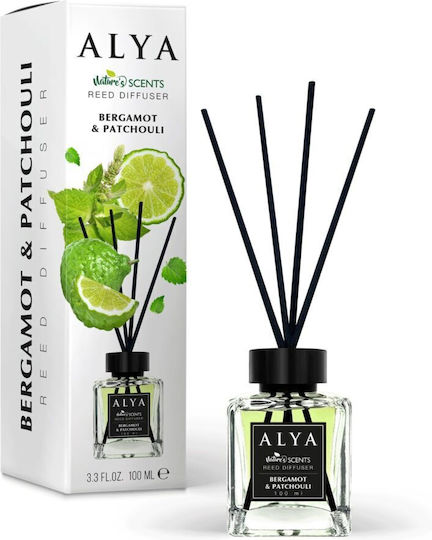 Alya Diffuser with Fragrance Bergamot & Patchouli 100ml