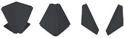 Corners Set Joint Cover Miter Narrow Black 248-111240000b
