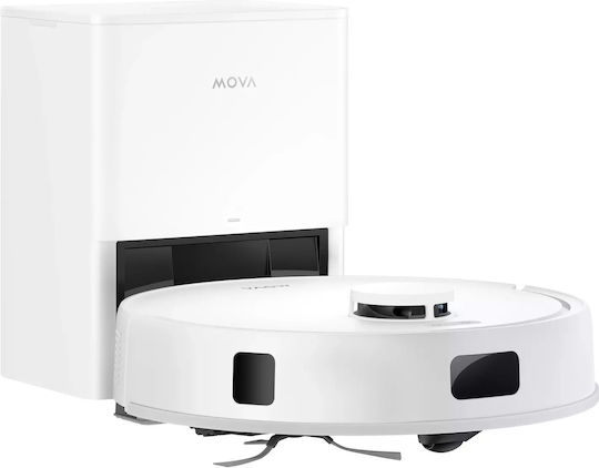 Mova E20 Plus Σκούπα Ρομπότ με Χαρτογράφηση Laser & Απορρόφηση 5000Pa Λευκή
