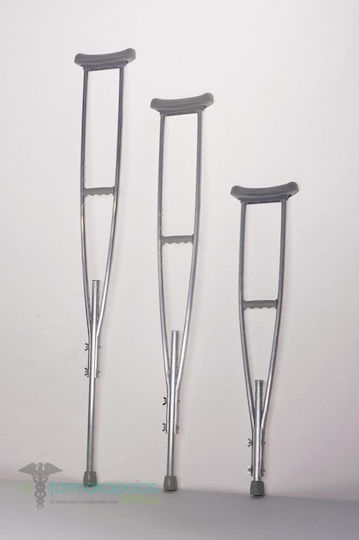 Adco Aluminum Crutches Giant 06212 Adjustable Height Minimum 136cm Maximum 168cm 1 Pair