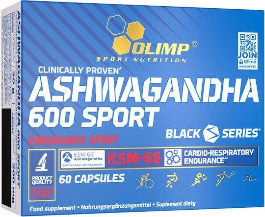 Olimp Sport Nutrition Ашваганда 600 Sport KSM-66 60 Капсули Череша