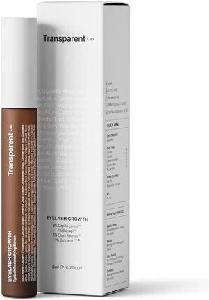Transparent Lab Eyelash Growth Serum Βλεφαρίδων με Πεπτίδια για Θρέψη 8ml