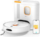 Teendow D20S Max+ Robot Vacuum Cleaner with Laser Mapping and 6000Pa Suction Power White
