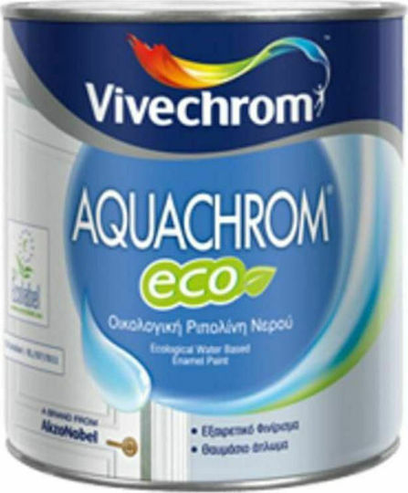 Vivechrom Ripolin Ecologic Pentru Apă Aquachrom Eco 0.75lt Alb Satinat