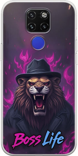 Boss Life Lion Huawei Mate 20 Flexible Tpu Διάφανη Σιλικόνη