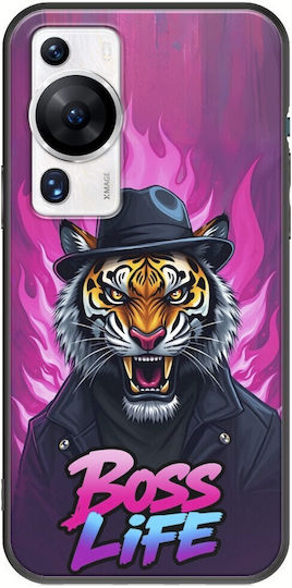 Boss Life Tiger Huawei P60 Black TPU Black Silicone