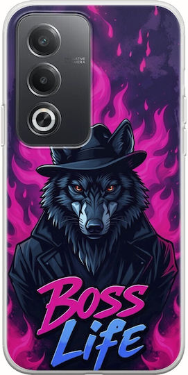 Boss Life Wolf Oppo A80 5g Гъвкав TPU Прозрачен Силикон