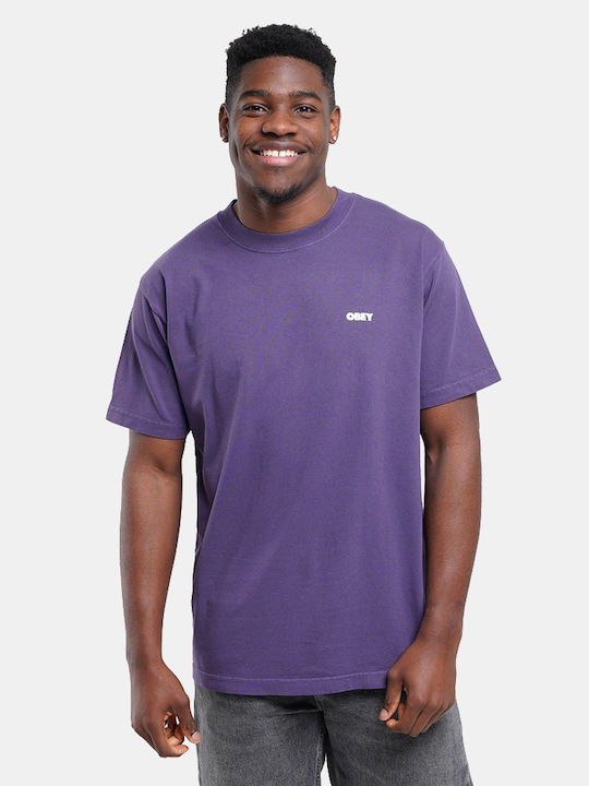 Obey T-Shirt Lila