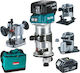 Makita Plunge Router 18V 2x3Ah Cu Setare Viteză