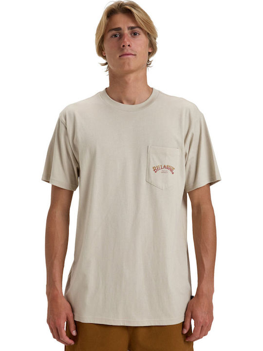 Stacked Arch T-shirt Εκρού