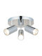 Opviq Oktano Dreifach Spot mit Fassung GU10 in Gray Farbe