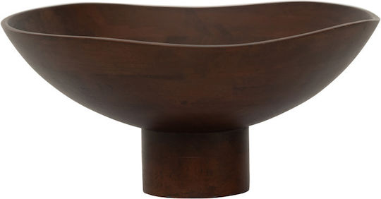 Urban Nature Culture Amsterdam Διακοσμητική Πιατέλα Ξύλινη Καφέ 32x32x15εκ.
