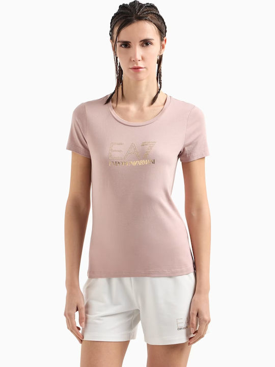 Emporio Armani Evolution Γυναικείο T-shirt Ροζ