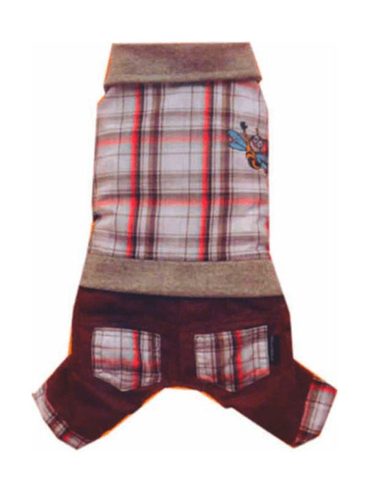 Doggy Dolly Φόρμα Casual Καρώ Καφέ C260 Large Doggy Dolly 8859122703274