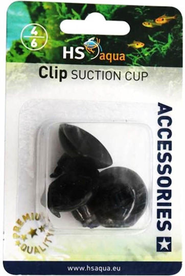 Airline Tube Suction Cup 3 Pcs Hs Aqua Clip Suction Cup 4-6 Mm 3 Pcs Black