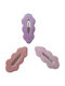 Accesoriu Ro Agrafă de Păr din Catifea pentru Copii Somon 7,5cm 15-0101