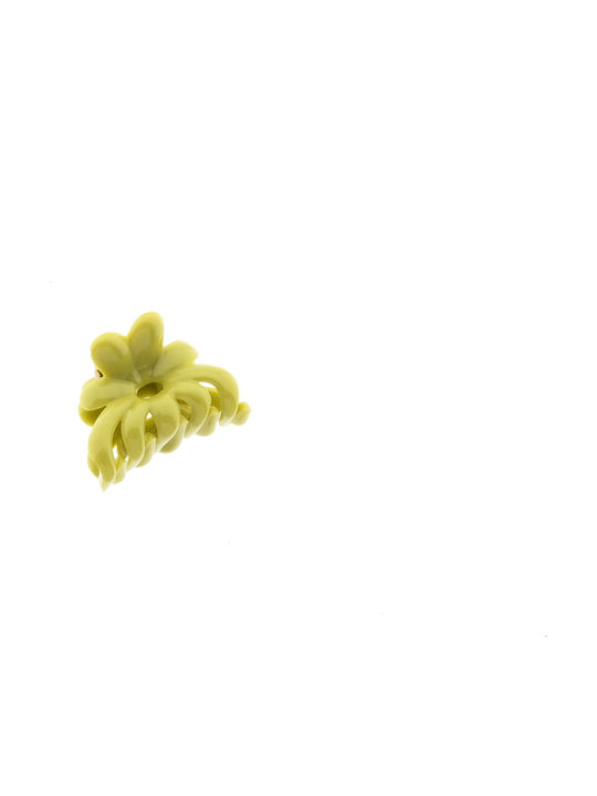 Plastic Kids Flower Hair Clip 5 Colors - Green