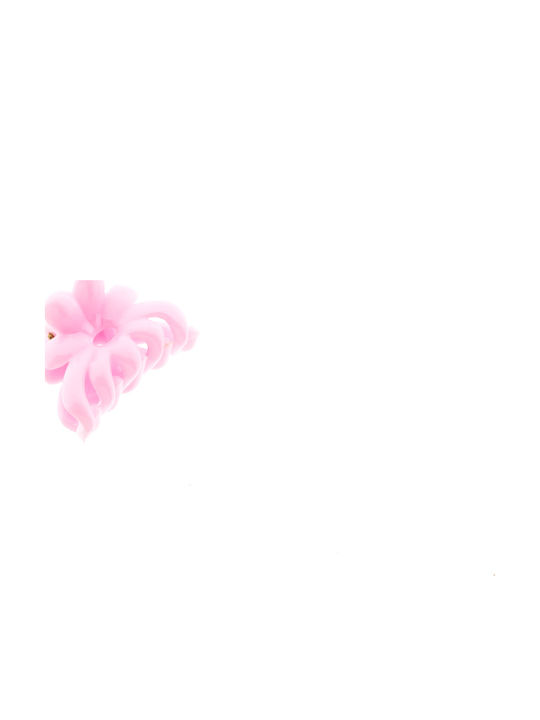 Plastic Kids Flower Hair Clip 5 Colors - Pink