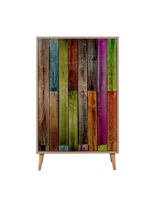 Ξύλινη Παπουτσοθήκη Multibox 80x36x127cm