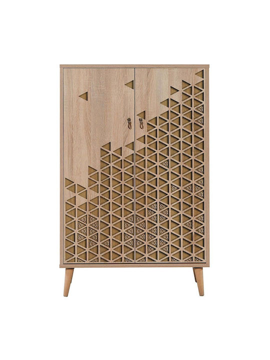 Ξύλινη Παπουτσοθήκη Multibox 80x36x127cm