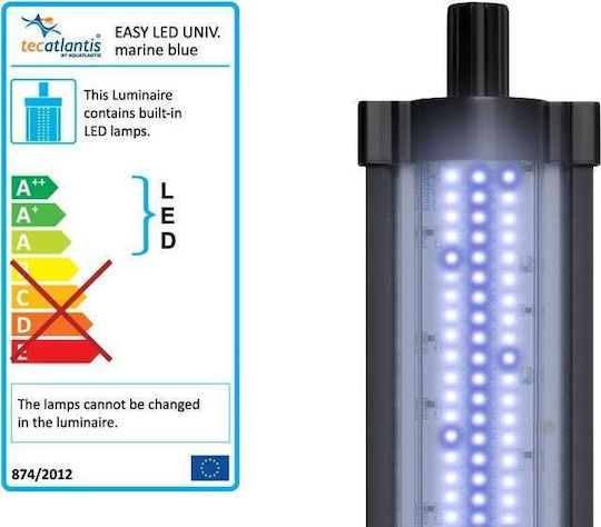 Aquatlantis Easy Led Lamp for Aquarium Lighting with Blue Light