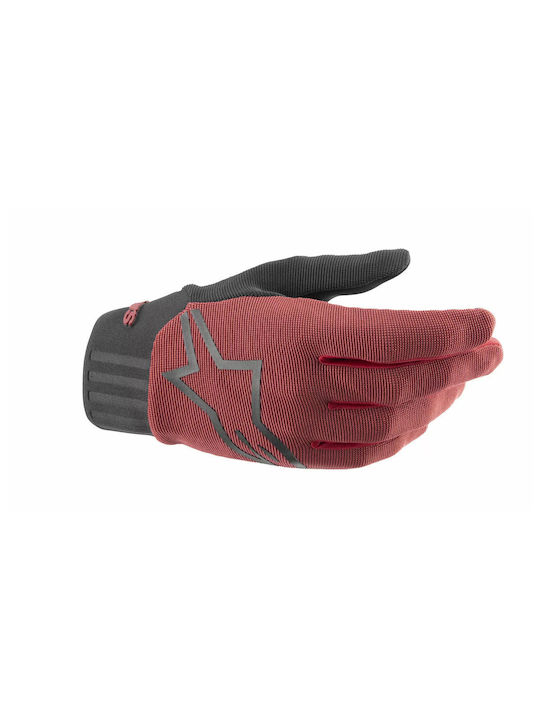 Alpinestars Stella A-Dura Sommer Damen Motocross-Handschuhe Burgundy