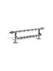 Enis by Domus Metallisch Vorhangstange Ρακόρ Doppel mit Stange Φ25mm 160cm Industrial