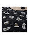 Teoran Christmas Table Decoration Fabric Black D280cm.