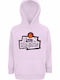 Kinder-Sweatshirt mit Kapuze und Taschen Creamy Pink I Love This Game, Basketball NBA