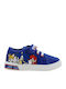 Kids Sneakers with Scratch & Lights Blue