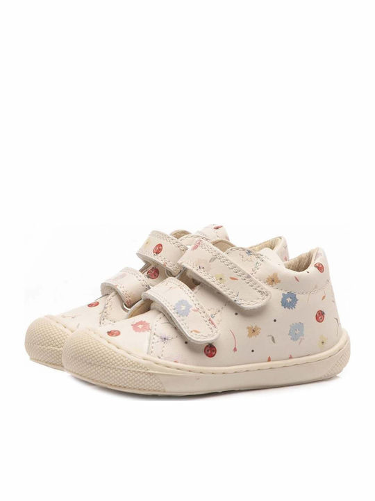 Kids Sneakers with Scratch Beige