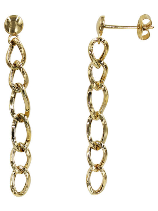 Roloi Kaliamanis Set Ohrringe aus Gold 14K