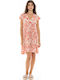 Pink Label Feminin Rochie de Plajă Easy Orange