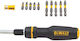 DEWALT Șurubelniță De Castană cu 10 Vârfuri Magnetice Schimbabile