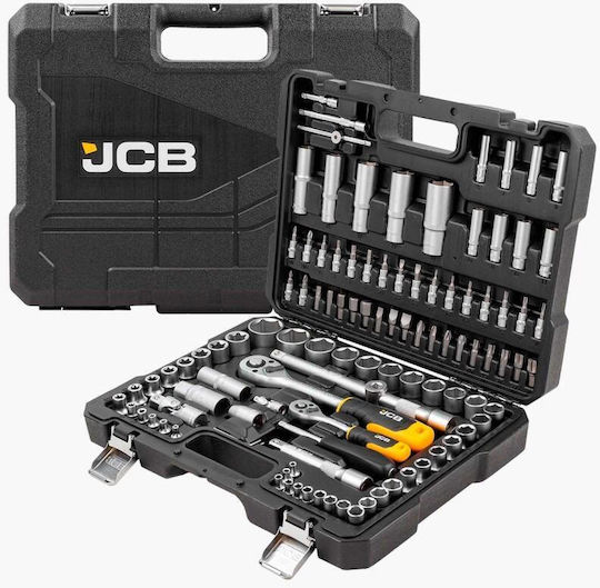 JCB Set Ratchet 1\2" & 1\4" 108pcs