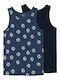 Name It Set pentru copii cu maiouri Fără mâneci Blue 2buc