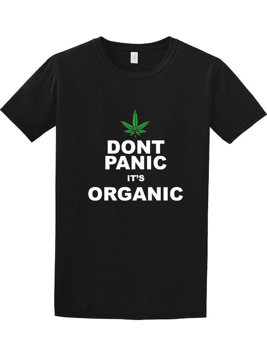 Gildan Dont T-shirt Schwarz Keine Panik