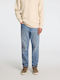 Men's Jeans Pants with Regular Tapered Fit Blue