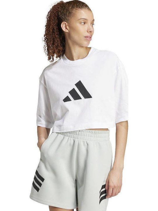 Future Icons Tricou Sportiv Damă Alb