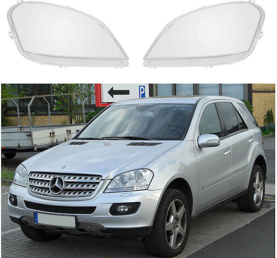 Lentile faruri Mercedes-Benz ML-Class W164 05-08 Pereche 2 bucăți