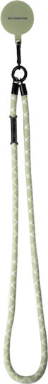 Sbs Neck Strap Wooly Lanyard Cord Smartphones Green